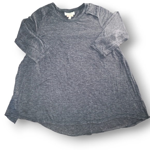 Jessica Simpson Tops - JESSICA Simpson Heathered Grey Short-Sleeved Nursing Shirt